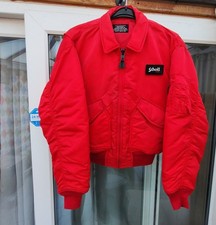 Red Schott CWU Bomber Jacket