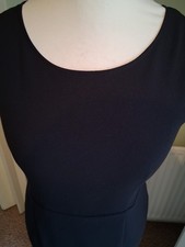 Got Wan Fitted Black Dress Size 14s In Polyester With Back Zip