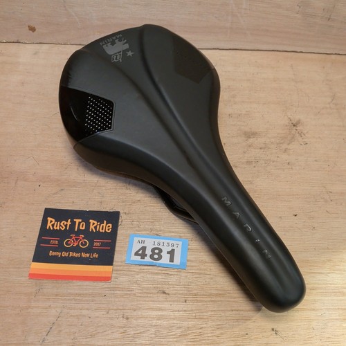Marin black bicycle saddle - black,