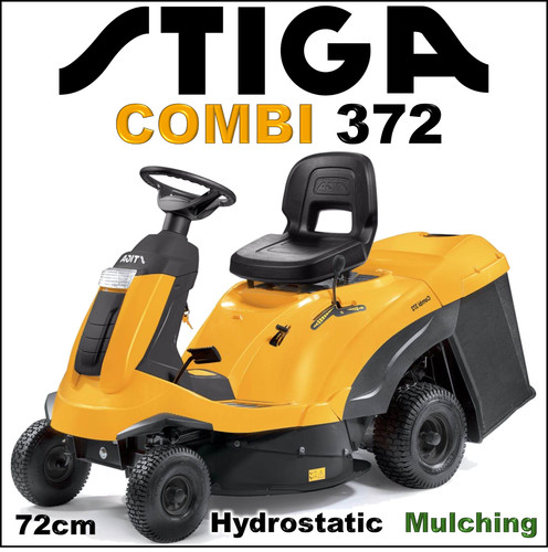Stiga combi 372 ride lawn - ,