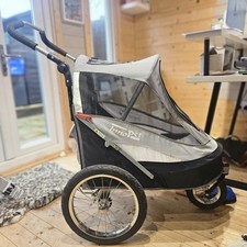 Sporty Deluxe Dog Trailer and Dog Pram with Free Raincover 