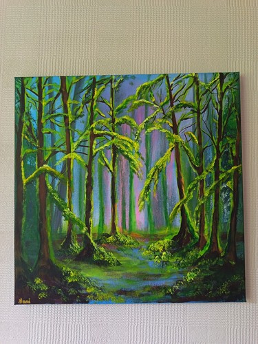 Original acrylic painting - painting, on
