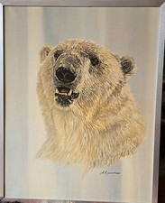 A Large Print On Canvas Of A