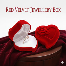 Red Velvet Jewellery Gift Box