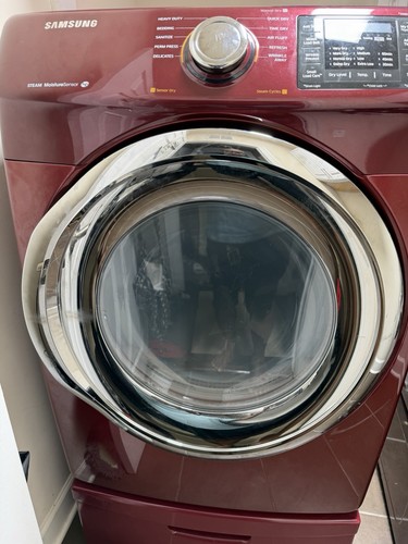 Samsung front load dryer red - samsung,