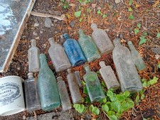 Vintage collectable bottles chemists various Bristol carter bown stroud woodward