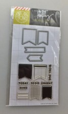 Kelly's Planner Banners Stamp and Cut Set Kelly Purkey & Hero Arts
