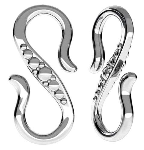 Sterling silver clasp 15 - sterling, clasp,