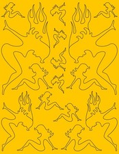 Girlie RC Car Paint Masks -