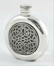 HIP FLASK PEWTER CELTIC