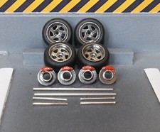 1:64 CHROME WHEELS + DISCS +