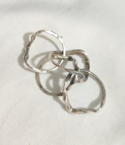 Sterling puzzle ring - sterling,