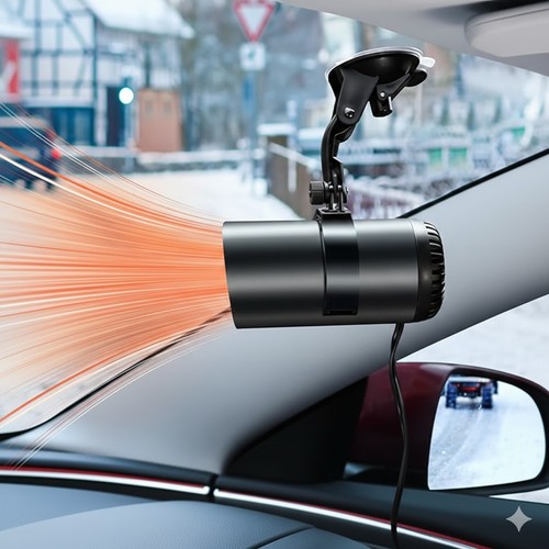 12v portable car heater fan - car, &