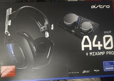 ASTRO Gaming A40 TR Wired Headset + MixAmp Pro TR PS5, PS4, PC, Mac - Black/Blue