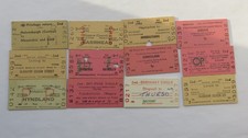 12 Scottish Railway Tickets