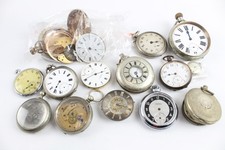 Assorted Watch Parts & Movements For Parts & Restoration