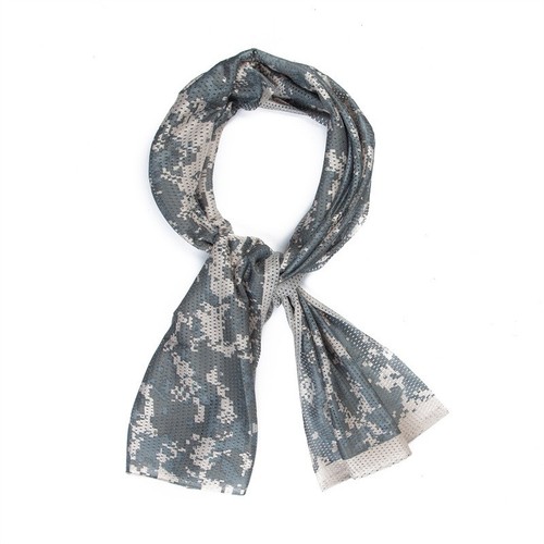 Camouflage mesh scarf - camouflage,