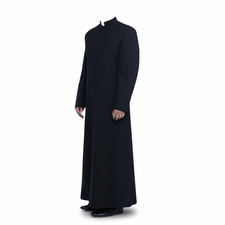Men black wool clergy - men’s,