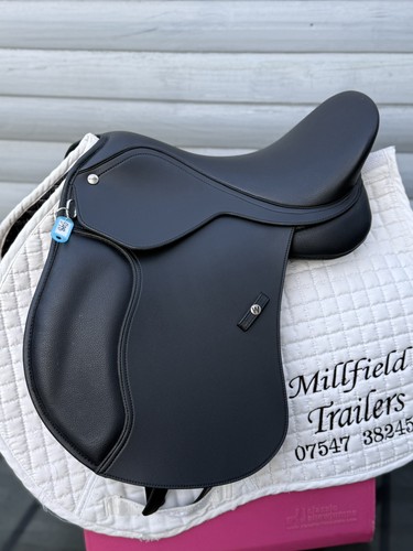 Inch black wintec pony - black, 500