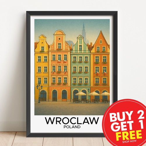 Wroclaw poland travel - wroclaw, print