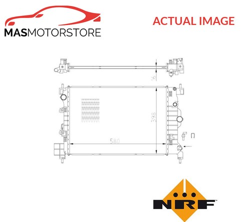 Engine cooling radiator nrf - engine,