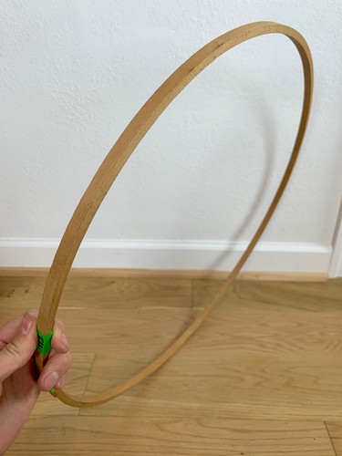 Inch wooden flesh hoop - 22-inch,