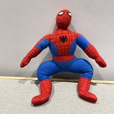 Vintage SpiderMan Marvel Comics 2002 Poseable Plush Kellytoy 15"