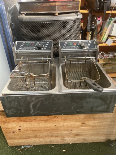 Countertop double tank deep - double,