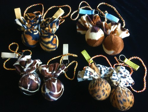 Wild animal poi - set, by