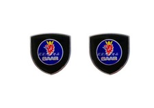 2pcs Saab Logo Car Body Side