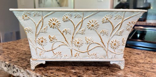 Vtg footed planter jardiniere - vtg,