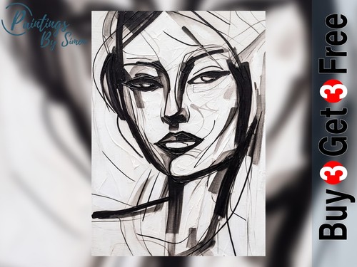 Modern abstract female - modern,