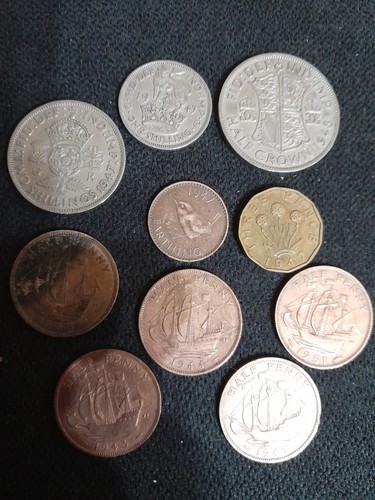 Collection assorted coins - of,