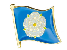 Yorkshire : Flag Enamel Lapel