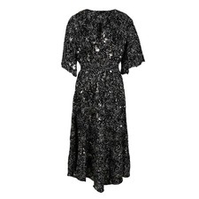 Maje Women's Dress Size 36 FR / S Polka Dots Sequins MFPRO01578 RRP:425Eur