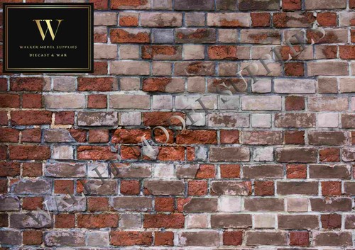 Scale brick wall peel - 1:6,