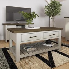 Driftwood Finish Coffee Table