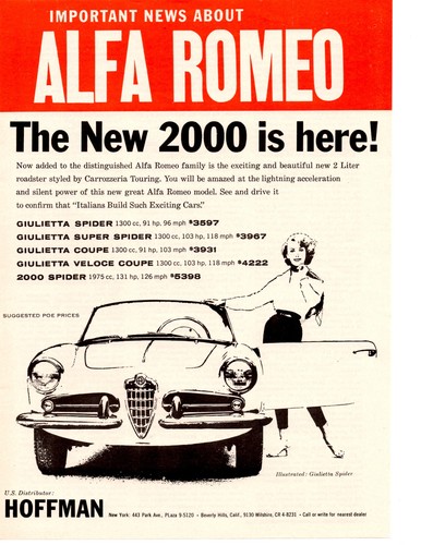 1960 alfa romeo giulietta - alfa,