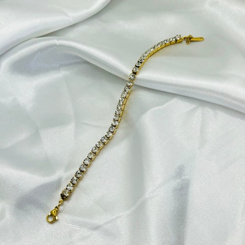 Silver gold plated - silver/gold, cz