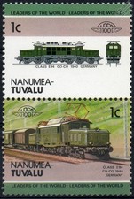 1940 DRG Class E94 DB 194 Electric Deutsche Reichsbahn Train Stamps / LOCO 100