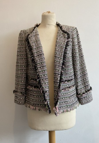 Boden raw edge boucle jacket - edge,