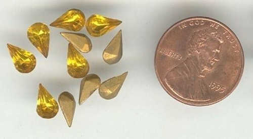 Vintage glass topaz - vintage,