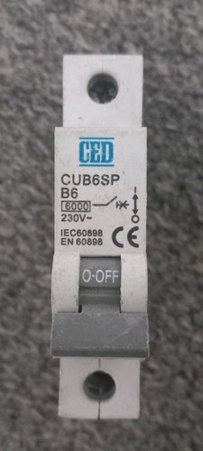 Ced mcb consumer unit - b6,
