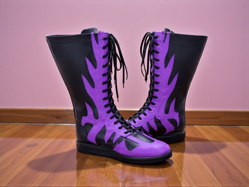 Handmade wrestling long boots - wrestling,