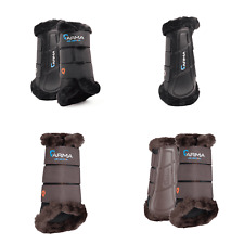 Shires Arma Air Motion SupaFleece Brushing Boots - Black or Brown | Equestrian