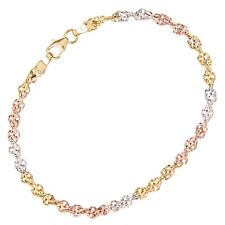 9 ct 3 Colour Gold Rope