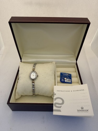 Sovereign ladies silver watch - sovereign,