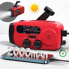 Portable Wind Up Solar Radio