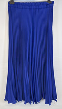 Vintage Pleated Skirt Blue