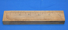 Vintage wooden ruler - wooden, pencil